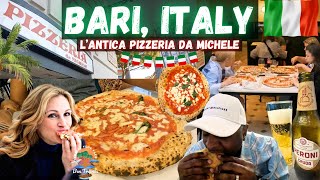 The Best Neapolitan Pizzeria in Italy L Antica Pizzeria da Michele in Bari Italy 🇮🇹 [upl. by Aernda]