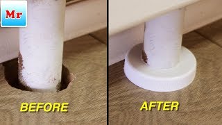 Laminate Flooring Installation How to Make Pipe Cover for Free [upl. by Gernhard]