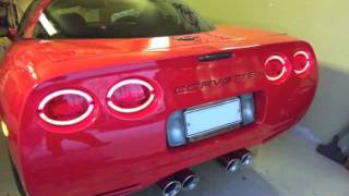 Corvette C5 Halo LED Tail Lights Original and Modified Versions [upl. by Etteuqal868]