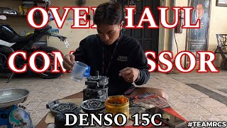 OVERHAUL COMPRESSOR DENSO15C [upl. by Joshua]