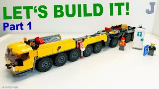 LEGO City 2024 Mobile Construction Crane 60409 Build Part 1 [upl. by Cloots]