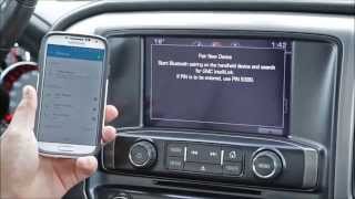 GMC IntelliLink System Pairing Your Phone [upl. by Emeline]