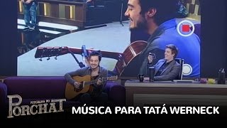 Tiago Iorc faz declaração musical para Tatá Werneck [upl. by Aitnwahs]