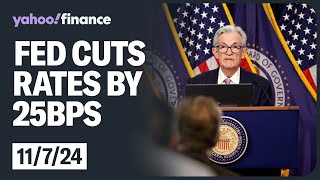 Fed cuts rates by a quarter point [upl. by Nnyladnarb664]