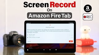 Amazon Fire Tablet How to Screen Record on Max 11 [upl. by Bonnie]