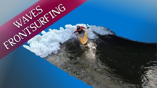 How to surf waves in a kayak [upl. by Nalliuq185]