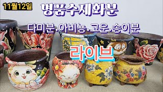 11월12일 명품수제화분 준비했어요 [upl. by Epilihp]