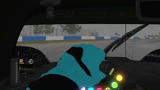 iRacing Onboard Lap Porsche 963 GTP at Sebring Wet 24S2 IMSA [upl. by Sheya845]