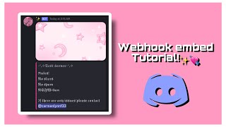 How to use webhooks and make embeds 2024 mobile [upl. by Fiora34]