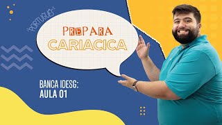 PREPARA CARIACICA  BANCA IDESG  PORTUGUÊS E ESTUDO DE CASO  PROF GUILHERME FONSECA [upl. by Ludvig749]