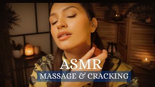 ASMR Massage and Neck Cracking for Sleep [upl. by Hgielanna919]