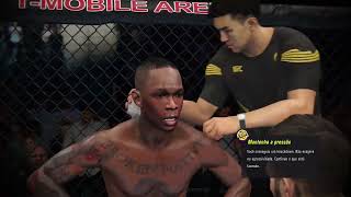 UFC 4  adesanya vs Anderson Silva [upl. by Litnahs]