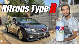 K20 Type R Rebirth On Nitrous For U 🔥 Gal Wadh Gai Ay Mukhtariya 😂 TEAM 4K [upl. by Leighland]