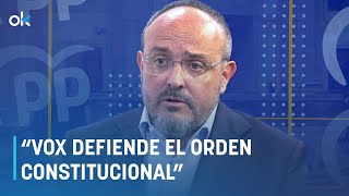 Alejandro Fernández quotVox defiende el orden constitucional y no le voy a dedicar ni medio minutoquot [upl. by Howes]