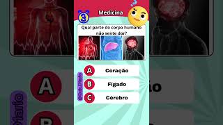 Corpo Humano Mitos e Verdades em 4Perguntas 🧐 quiz corpohumanocuriosidades Medicina [upl. by Chen20]