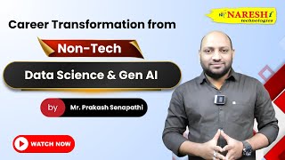 Transition from Non Tech to Business Analyst Data Analyst Data Science amp Gen AI  NareshIT [upl. by Kirven]