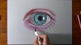 Crazy Realistic Eye Drawing 😱 [upl. by Sioled]