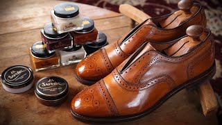 Should You Shine a New Pair of Shoes Before Wearing Them Allen Edmonds Strands Shoe Shine Tutorial [upl. by Emlin]