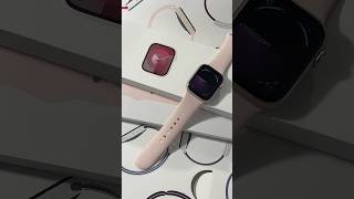 Apple watch series 9 unboxing 🎀🩰🦩🐚 applewatch series9 apple asmr unboxing pink 41mm [upl. by Zoldi223]