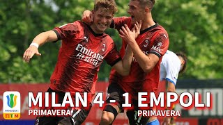 SUPERPIPPO SCOTTI e IBRA JR in GOL Il MILAN PRIMAVERA batte lEmpoli 4 a 1 [upl. by Irat]