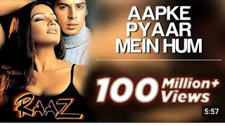 Aapke Pyaar Mein Hum Song VideoRaaz  Dino Morea amp Malini Sharma  Alka Yagnik  Udit Narayan help [upl. by Pearman]