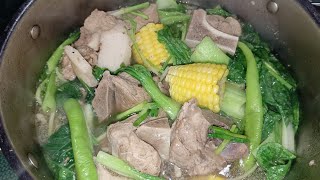 Nilagang Buto Buto Ng Baboy Recipe [upl. by Neelehtak]