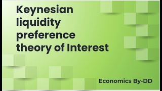 Keynesian liquidity preference theory of Interest  Explained in Hindi [upl. by Nomrah]