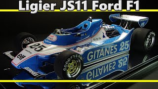 LIGIER JS11 FORD F1  Jacques Laffite  TAMIYA 120 Formula1  Scale Model  full build  F1  ASMR [upl. by Nirual]