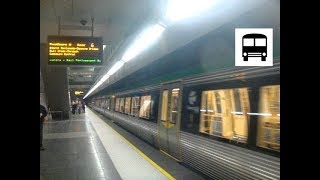 Transperth Trains BSeries EMU Batch One  Arriving Perth Underground Station 6Car [upl. by Christiansen]