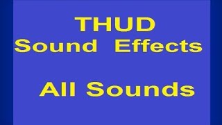 Thud Sound Effects With Drawing [upl. by Maurene]