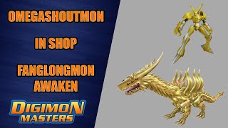 Digimon Masters Fanglongmon Awaken Back In Shop OmegaShoutmon And More DMO Att 05122023 [upl. by Verlee]