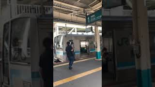 【JR相模線開業100周年】茅ヶ崎駅 相模線1番線発車メロディ「海 その愛」加山雄三 shorts [upl. by Ewell447]