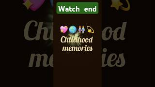 Childhood memories shortsvideo youtube [upl. by Annayat]