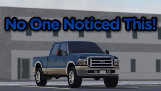 The F250 Mistake No One Noticed  Roblox Greenville [upl. by Esidnak911]