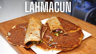 LAHMACUN quotPIZZA TURQUEquot au four ou à la poele  FOOD IS LOVE [upl. by Aleka]