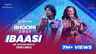 Ibaasi  GoDaddy IN Bhoomi 2023  Papon Niniola  Salim Sulaiman  Afro Assamese Bihu African Deori [upl. by Elleyoj]