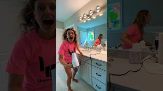 Scary Window Prank on Sister in BROKEN Bathroom [upl. by Yrdnal402]