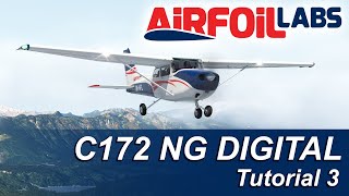 C172 NG DIGITAL Tutorial 3  How to walk around the aircraft [upl. by Haila]