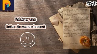 Rédiger une lettre de remerciements  غادي تكتبها بكل سهولة 😎 [upl. by Onitselec378]