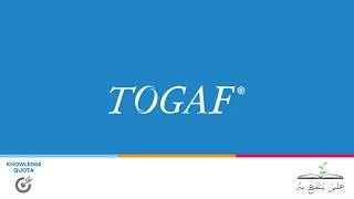 9 Togaf Core Concepts Categorization System  Arabic QUOTA [upl. by Lenhart233]