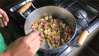 ESPOLETO EM CASA  MACARRÃO  COZINHANDO COM AS GÊMEAS [upl. by Papotto]