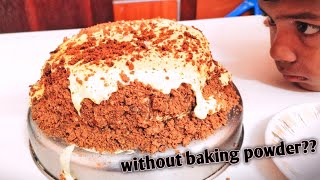 crunchy creamy cake without oven baking powder cake with mixie in tamil kannamma with kattappa [upl. by Irrol536]