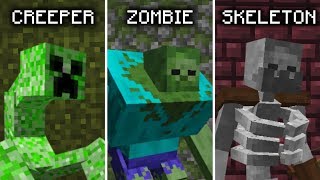 Minecraft Mobs and their mutant versions [upl. by Nirra725]