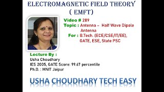 Video  289  Antenna  Half Wave Dipole Antenna [upl. by Notnroht]