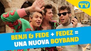 Benji amp Fede con Fedez «Facciamo una boyband insieme» [upl. by Niliram]