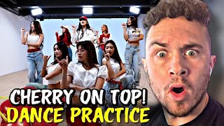 BINI Cherry On Top Dance Practice  REACTION [upl. by Eecats]