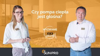 Czy pompa ciepła jest głośna  Wyzwanie 60 sekund [upl. by Coltson]