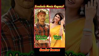 Sreeleela movie Request 😱  Guntur Kaaram  Sreeleela  Mahesh Babu shortsvideo reels shorts [upl. by Ainaled662]