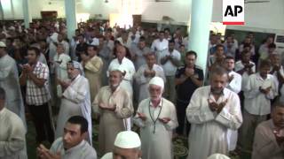 Shia muslims hold prayers to mark EidalFitr festival [upl. by Jessie]