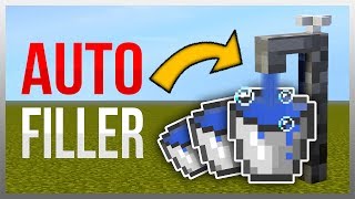 ✔️ Auto Bucket Filler V2 Redstone Tutorial [upl. by Aleahc268]